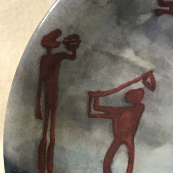 Rorstrand Sweden Fran artusende Millenials 2000 Plate Golf Millennieskiftet - Picture 4 of 12